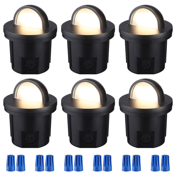 LEONLITE LED In Ground Landscape Lights, AntiGlare Beacon Top, IP67